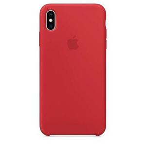 Apple Silicone Case - oryginalne silikonowe etui iPhone Xs Max (czerwony) (PRODUCT)RED - 2859481797