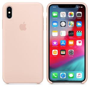 Apple Silicone Case - oryginalne silikonowe etui iPhone Xs Max (piaskowy r) - 2859481801