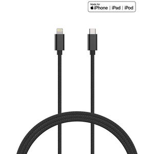 Kanex DuraBraid - przewd USB-C na Lightning MFi 2 m (czarny) - 2859482364