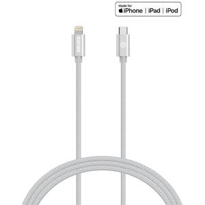 Kanex DuraBraid - przewd USB-C na Lightning MFi 2 m (srebrny) - 2859482367