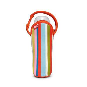 BUILT Bottle Buddy - Termoopakowanie do butelki z uchwytem (Baby Pink Stripe) - 2859482561