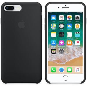 Apple Silicone Case - Silikonowe etui iPhone 8 Plus / 7 Plus (czarny) - 2859482640