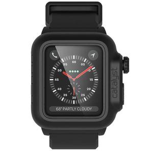 Catalyst Waterproof - Etui wodoszczelne + pasek Apple Watch 38 mm seria 3 / seria 2 (czarne) - 2859482741