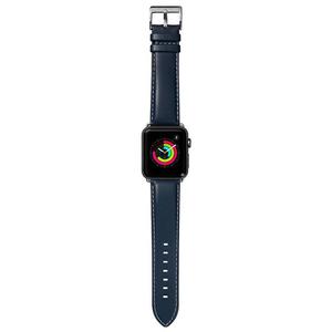 Laut Oxford Watch Strap - Pasek z prawdziwej skry do Apple Watch 42/44 mm (Indigo) - 2859482746