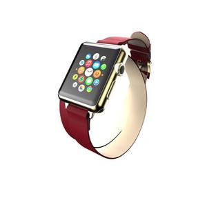 Incipio Reese Double Wrap - Skrzany pasek do Apple Watch 38mm (czerwony) - 2859482756