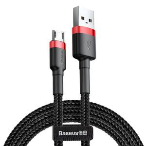 Dwustronny kabel poczeniowy Baseus Cafule micro USB na USB QC 3.0 2m (czerwony/czarny) - 2859483081
