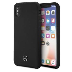 Mercedes Silicone Line Etui iPhone Xs / X (czarny) - 2859483559