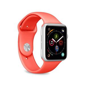 PURO ICON Elastyczny pasek sportowy do Apple Watch 38 / 40 mm (S/M & M/L) Coral - 2859483566