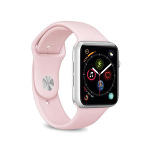 PURO ICON Elastyczny pasek sportowy do Apple Watch 38 / 40 mm (S/M & M/L) Piaskowy r - 2859483567