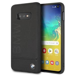 BMW Signature Logo skrzane etui Samsung Galaxy S10e (czarny) - 2859483715