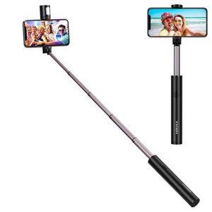 Momax Selfie Light kij do selfie i wideo z owietleniem LED + Bluetooth (czarny) - 2859483723