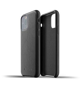 Mujjo Full Leather etui skrzane do iPhone 11 Pro (czarne) - 2859484074