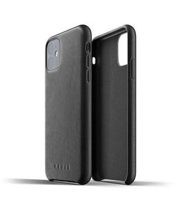 Mujjo Full Leather etui skrzane do iPhone 11 (czarne) - 2859484075