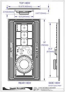 Stealth Acoustics LR 3G Niewidzialne Goniki Salon Pozna Wrocaw - 2861636125