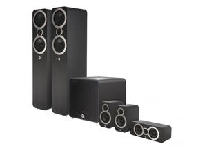 Q Acoustics QA 3050i 3010i 3090Ci QB12 Czarny Poysk Zestaw Kina Domowego 5.1 Salon Pozna Wrocaw - 2875531398