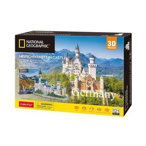 Puzzle 3D Zamek Neuschwanstein National Geographic - 2877922344