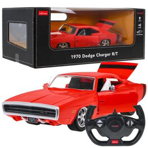 1970 Dodge Charger RT czerwony RASTAR model 1:16 Zdalnie sterowane auto + Pilot - 2877828200