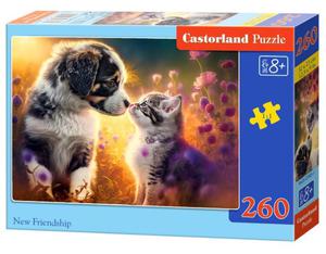 Puzzle 260 elementw Kotek, piesek nowa przyja - 2877923805