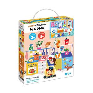 Puzzle Co robimy w domu 24 elementy - 2877923924