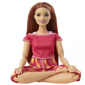 Lalka Barbie Made to Move Kwieciste Czerwony strj Mattel - 2878126833