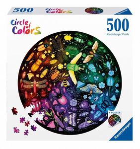 Puzzle 500 elementw Paleta kolorw Insekty Ravensburger Polska - 2878126958