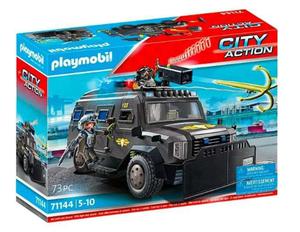 Zestaw z pojazdem City Action 71144 Pojazd terenowy jednostki specjalnej Playmobil - 2878238621