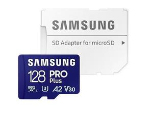 Karta pamici microSD MB-MD128SA/EU 128GB PRO Plus + Adapter Samsung - 2882038292