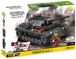 Klocki Historical Collection WWII Panzer III Ausf. J 590 klockw Cobi Klocki - 2878386138