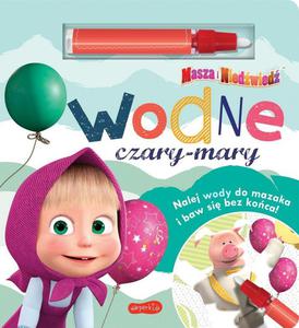 Kolorowanka wodna Masza i Niedwied Wodne czary-mary Harper Collins - 2878387176