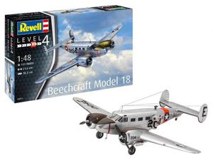 Model plastikowy Samolot Beechcraft model 18 1/48 Revell - 2878387601