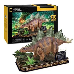 Puzzle 3D National Geographic - Stegozaur Cubic Fun - 2878578920