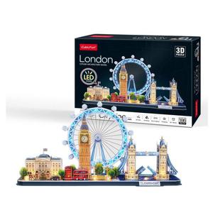 Puzzle 3D City line - Londyn led Cubic Fun - 2878578923