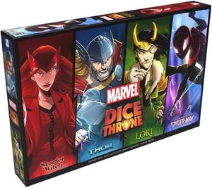 Gra Dice Throne Marvel Box 1 Scarlet Witch, Thor, Loki, Spider-Man Lucky Duck Games - 2878579254