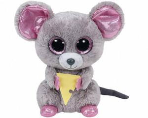 Maskotka TY Beanie Boos Squeaker - Mysz z serem, 15 cm Meteor - 2878735414