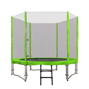 Trampolina ogrodowa SkyRamiz 244cm 8FT dla dzieci Zielony + Akcesoria - 2877829081