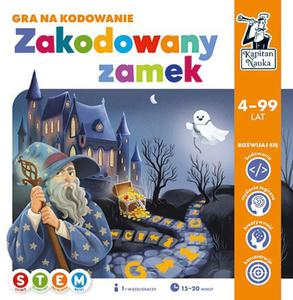 Gra edukacyjna "Zakodowany zamek" dla dzieci 4-10 lat + Nauka podstaw programowania + Gra planszowa na wspprac - 2877829178