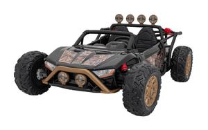 Auto Buggy Racing 5 na akumulator dla dzieci Czarny + Silniki 2x200W + Pilot + Audio LED + Wolny Start - 2877829285