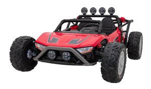 Auto Buggy Racing 5 na akumulator dla dzieci Czerwony + Silniki 2x200W + Pilot + Audio LED + Wolny Start - 2878238378