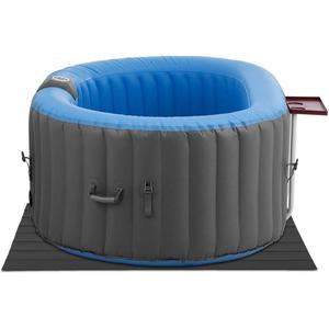 Jacuzzi ogrodowe dmuchane 100 dysz masujcych 2 osobowe 550 l niebiesko - szare - 2877830504