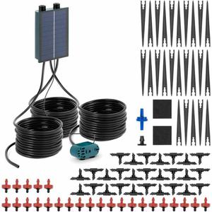 System nawadniajcy do ogrodu solarny automatyczny 50 kroplownikw 10 m 1.6 W - 2877830524