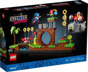 Klocki Ideas 21331 Sonic the Hedgehog - Strefa Zielonego Wzgrza - 2877830936