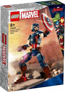 Klocki Super Heroes 76258 Marvel Figurka Kapitana Ameryki do zbudowania - 2877831001
