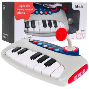 Interaktywny keyboard z mikrofonem dla dzieci 18m+ Zabawka muzyczna Pianinko + nauka gry - 2877828490