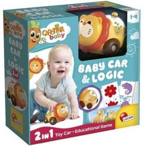 Samochodzik lew i gra logiczna - Carotina Baby - 2877831932