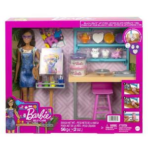 Lalka Barbie Pracownia artystyczna Zestaw - 2877920508