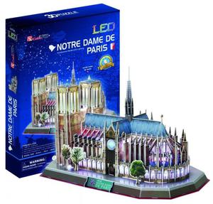 Puzzle 3D Notre Dame (wiato) - 2877921068