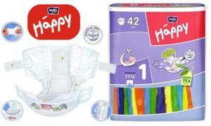 Bella Happy Pieluszki NewBorn 2-5kg 42szt - 2235635589