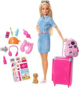 Barbie Lalka z Pieskiem w Podry FWV25 - 2867452356