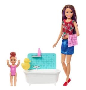 Lalka Barbie Skipper Klub Opiekunek Zestaw z Wann FXH05 FHY97 - 2868956313