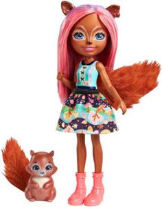 Mattel Enchantimals Lalka Ze Zwierztkiem Sancha Squirrel FMT61 FNH22 - 2868956337